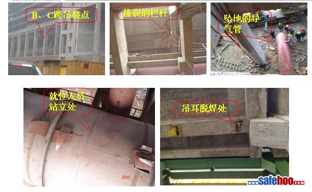 2009·1·9燒結工地主廠房中冶集團第十七冶金建設公司起重吊裝物件墜落事件