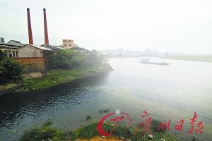 　2010年3月24日，佛山石灣水廠遭遇嚴重水體污染，?？谒l附近水渠大量污水流入東平河。記者張宇杰 攝