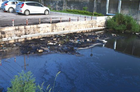 污水中經(jīng)常可見黑色漂浮物。