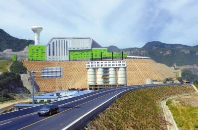 魯坨路是出入魯家山垃圾焚燒廠的唯一運輸通道。京華時報記者張斌攝