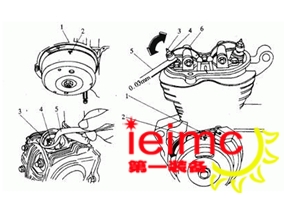 摩托車減震器示意圖