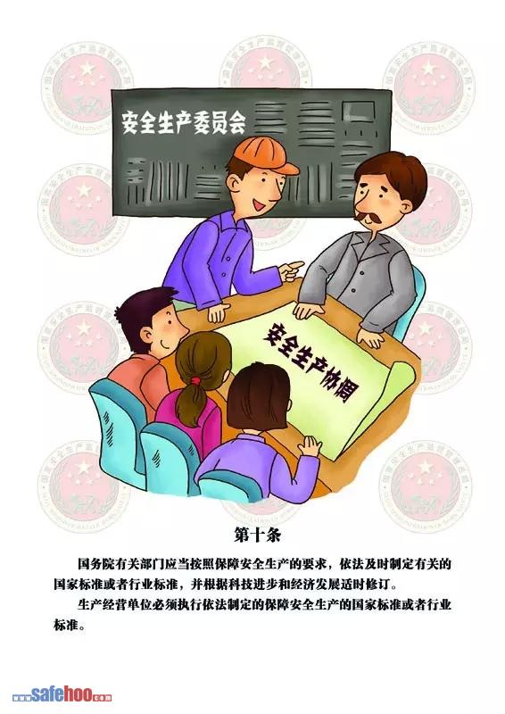 新中華人民共和國安全生產(chǎn)法第十條圖文版