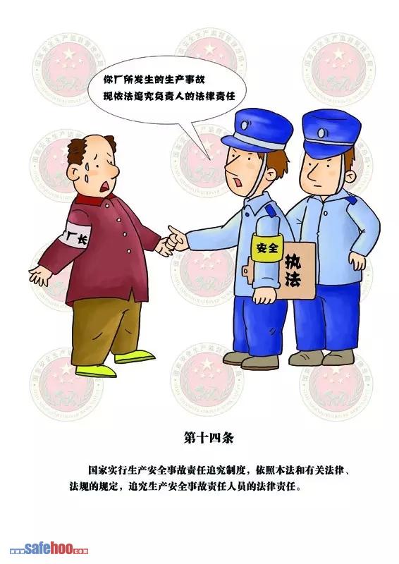 新中華人民共和國安全生產(chǎn)法第十四條圖文版