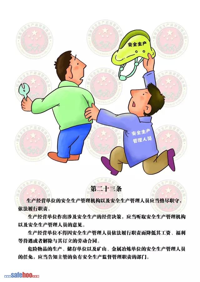 新中華人民共和國(guó)安全生產(chǎn)法第二十三條圖文版