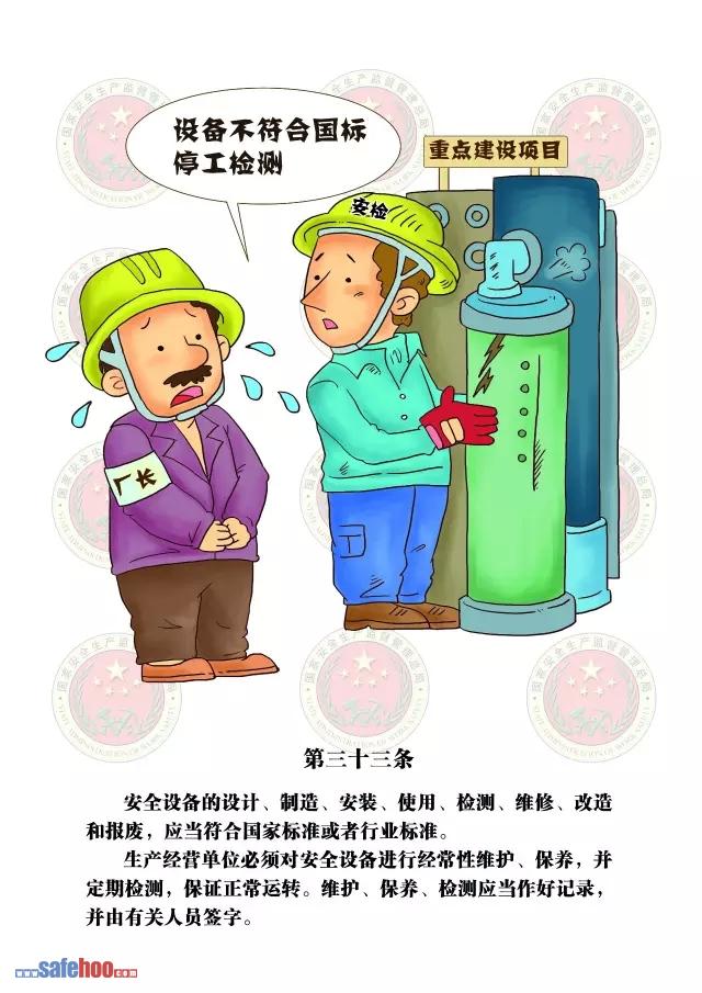 新中華人民共和國安全生產(chǎn)法第三十三條圖文版