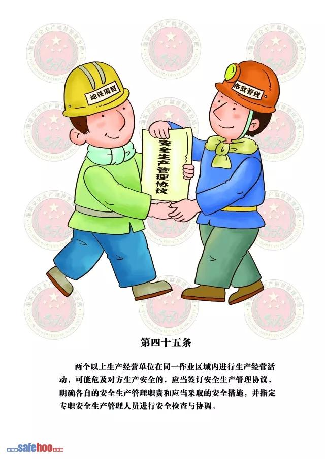 新中華人民共和國安全生產(chǎn)法第四十五條圖文版