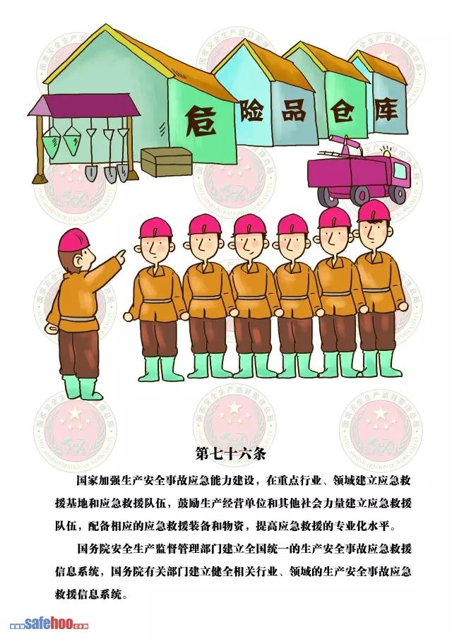 新中華人民共和國安全生產法第七十六條圖文版