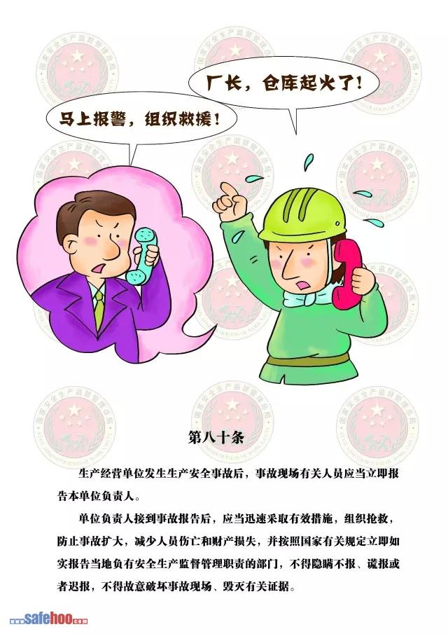 新中華人民共和國安全生產法第八十條圖文版