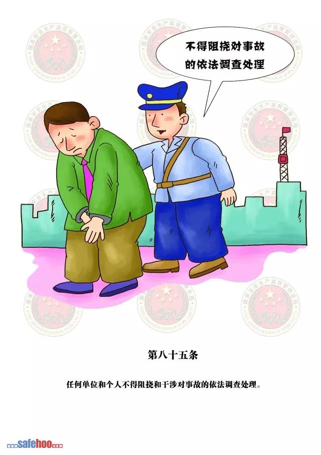 新中華人民共和國安全生產法第八十五條圖文版