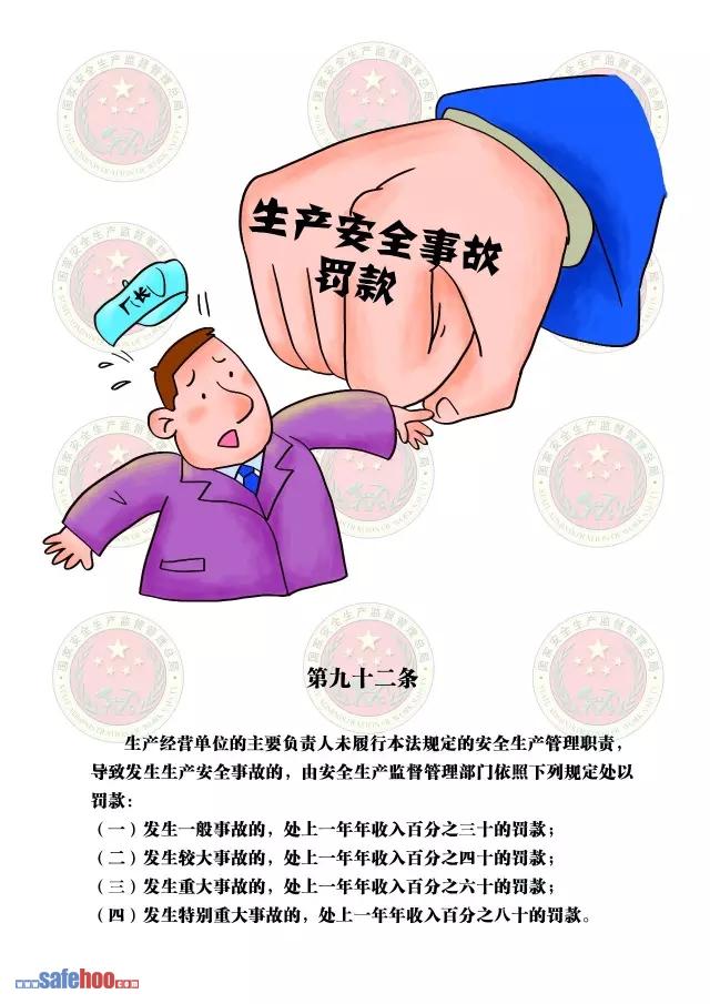 新中華人民共和國安全生產法第九十二條圖文版