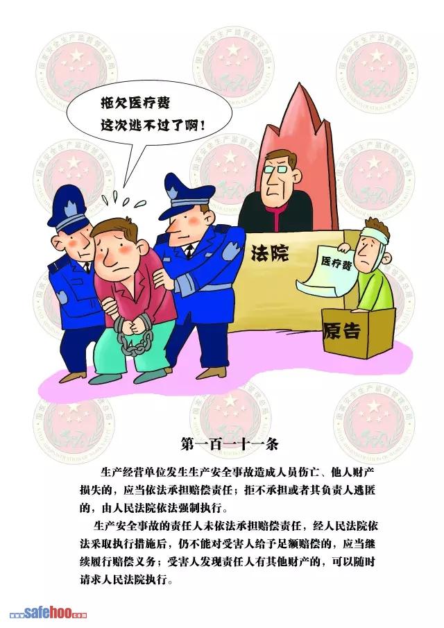 新中華人民共和國安全生產(chǎn)法第一百一十一條圖文版