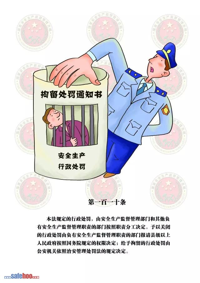 新中華人民共和國安全生產(chǎn)法第一百一十條圖文版