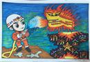 繪畫作品：消防安全在校園