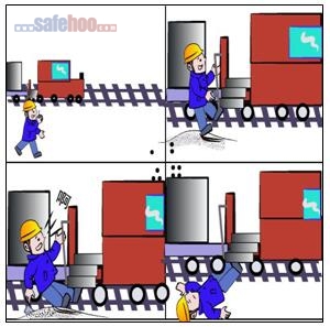 隱患加習慣、雙腿被軋斷