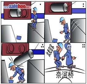 違章冒險作業、軋輥砸身喪命