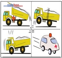 汽車油管崩裂，二人頭部受傷