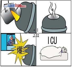 補爐發(fā)生爆噴、天車工被燒傷