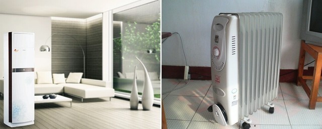 空調(diào)制熱比電暖氣更為節(jié)能