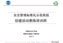 安全標準化示范班組評定標準和考評細則