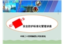 安全防護(hù)標(biāo)準(zhǔn)化管理講座PPT課件