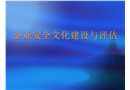 安全文化建設與評估