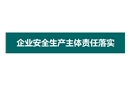 企業安全生產主體責任落實