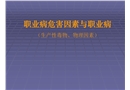 職業(yè)病危害因素與職業(yè)衛(wèi)生