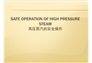 高壓蒸汽操作使用安全培訓(xùn)