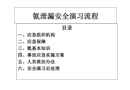 氨泄漏安全演習流程