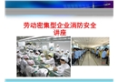 勞動密集型企業(yè)消防安全講座