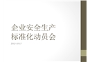 企業安全生產標準化動員會