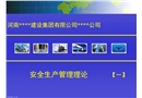 河南某公司安全生產管理理論分析課件