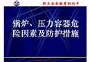 鍋爐、壓力容器危險因素及防護措施