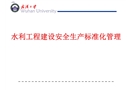 水利工程建設安全生產標準化管理