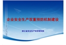 企業(yè)安全生產(chǎn)雙重預(yù)防機(jī)制建設(shè)