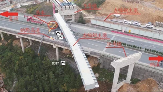 敘威高速公路TJ1標段普占互通“11?10” 鋼箱梁傾覆較大事故調查報告