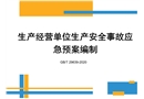 生產經營單位生產安全事故應急預案培訓 GB/T 29639-2020