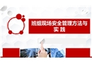 班組現(xiàn)場安全管理理論與實(shí)踐培訓(xùn)