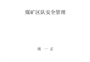 煤礦區隊安全管理