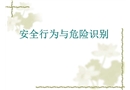 安全行為與危險識別