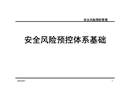 安全風險預控體系基礎