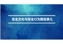 安全文化與安全行為那些事兒培訓(xùn)