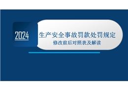 生產安全事故罰款處罰規定修改前后對照表及解讀