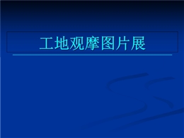 建筑工程安全文明施工標(biāo)準(zhǔn)化工地觀摩圖片