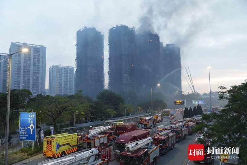 香港大埔火災已致44死45傷