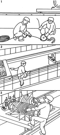 違章用手撥繩 四指被夾骨折