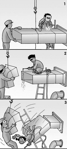 趕活忽視安全 墜落摔成重傷