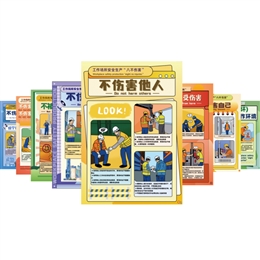 工作場所安全生產(chǎn)“八不傷害”宣教掛圖