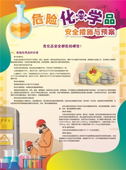 危險化學(xué)品安全措施與預(yù)案宣傳單