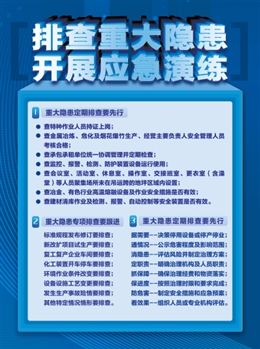 排查重大隱患  開展應急演練